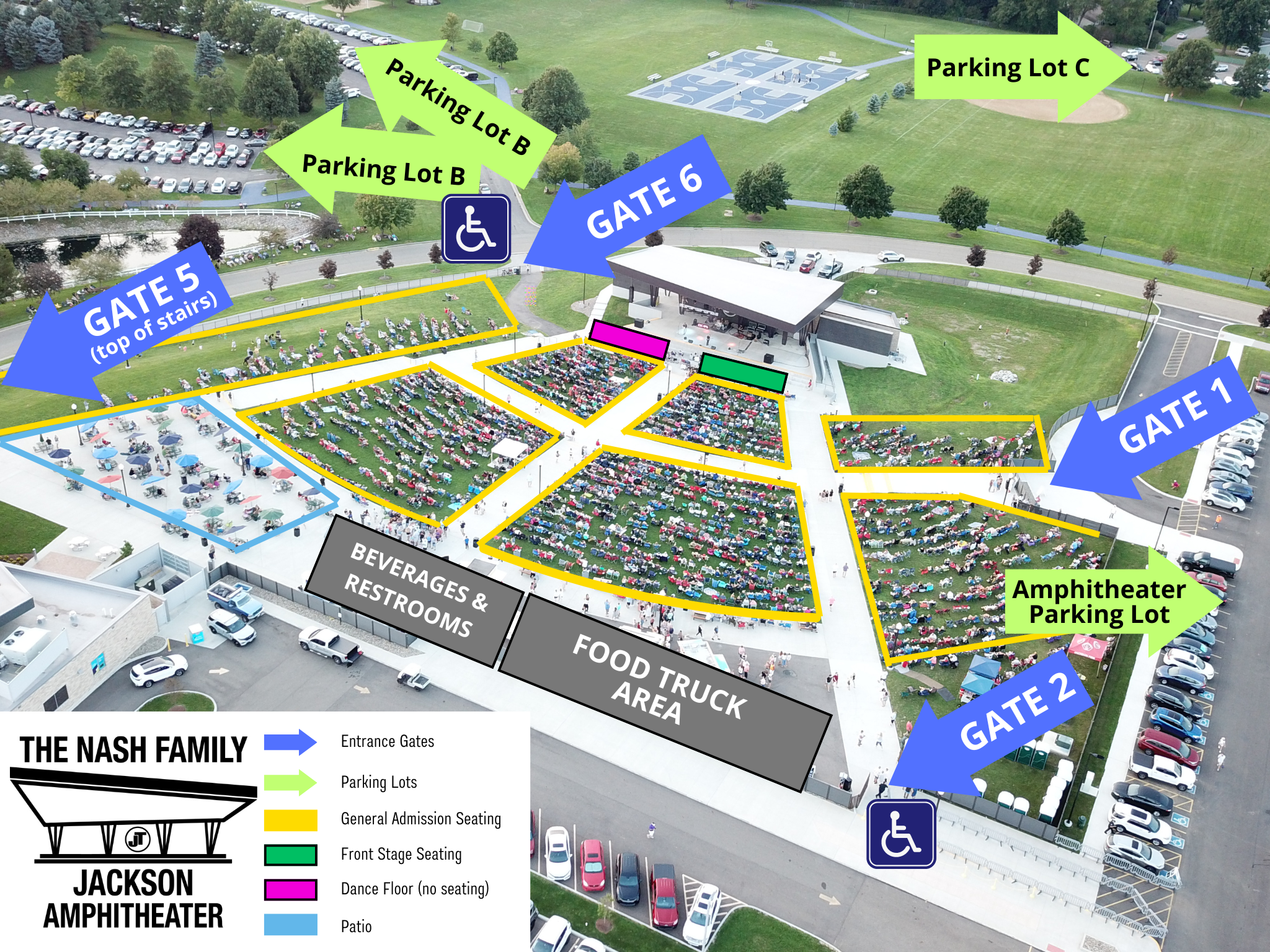 2024 NFJA Gate Map